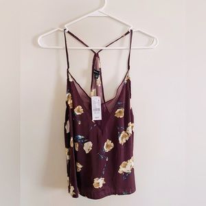 Brand New Kendall & Kylie Purple Flower Tank